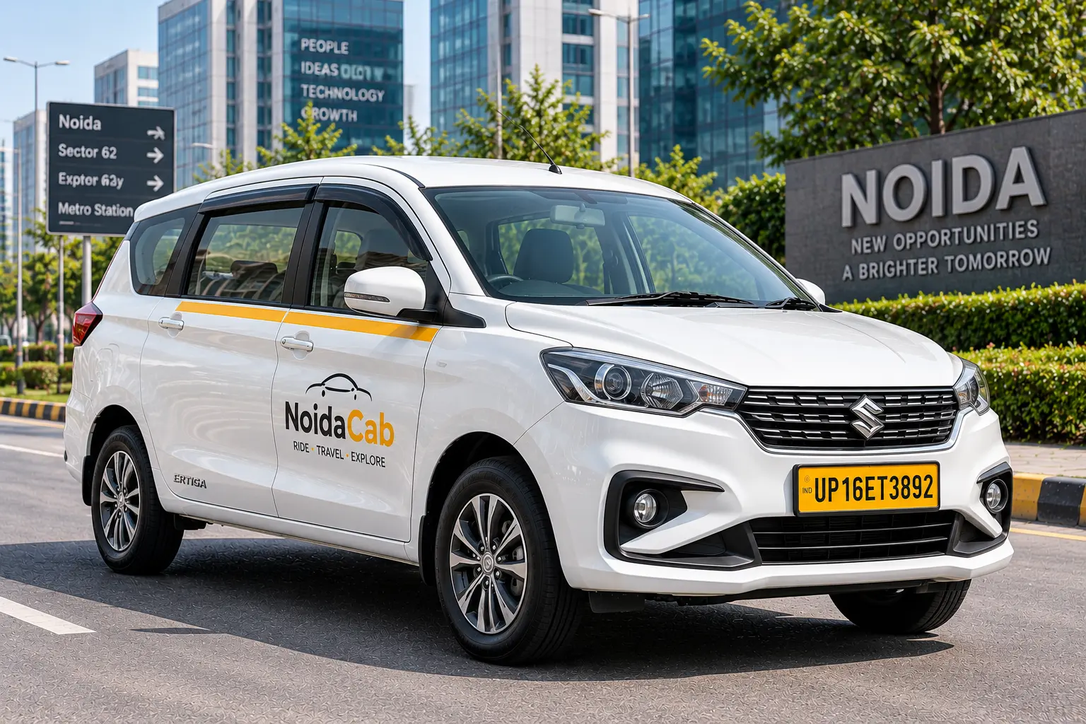 Ertiga taxi from Noida to Delhi